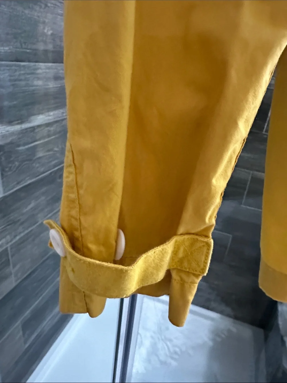 GAP Yellow Hooded Rain Jacket